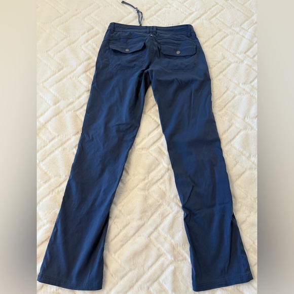 Prana Pants Womens Nylon Stretch Side Pocket Outdoors Hiking Walking Blue Size 4 - Picture 3 of 10